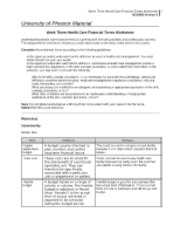 Mgt 521 week 3 organizational planning worksheet version 8
