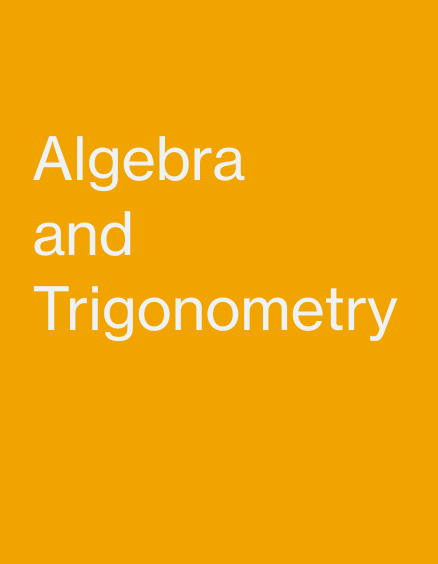 Algebra and Trigonometry 1st Edition