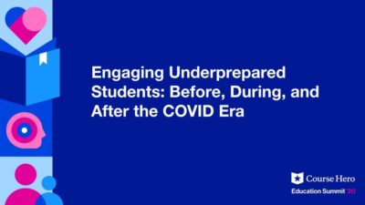 Engaging Underprepared Students