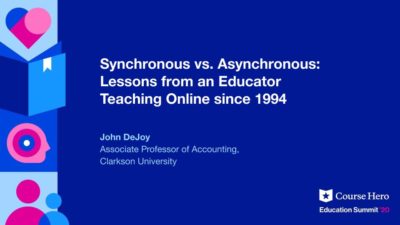 Synchronous vs. Asynchronous