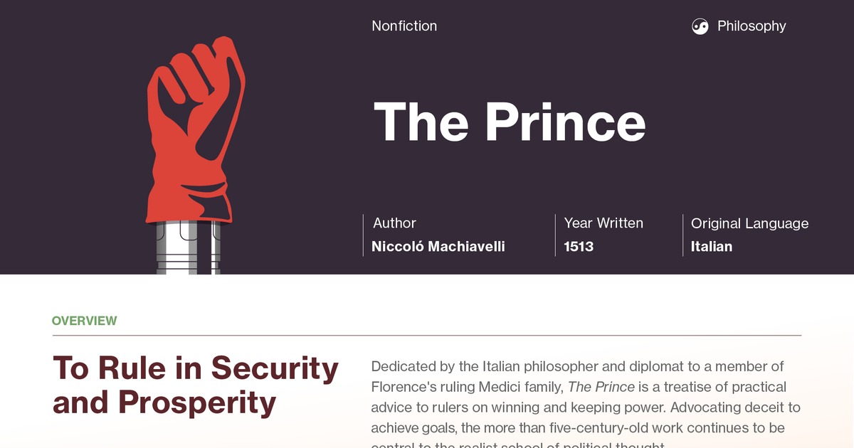 machiavelli the prince short summary