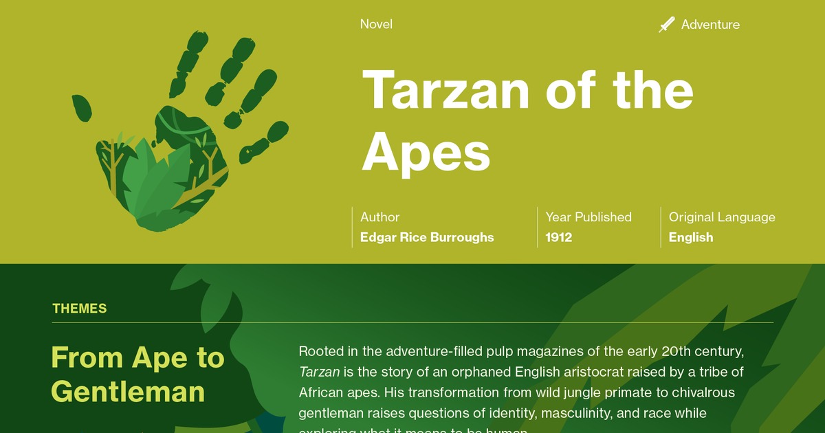 tarzan of the apes analysis