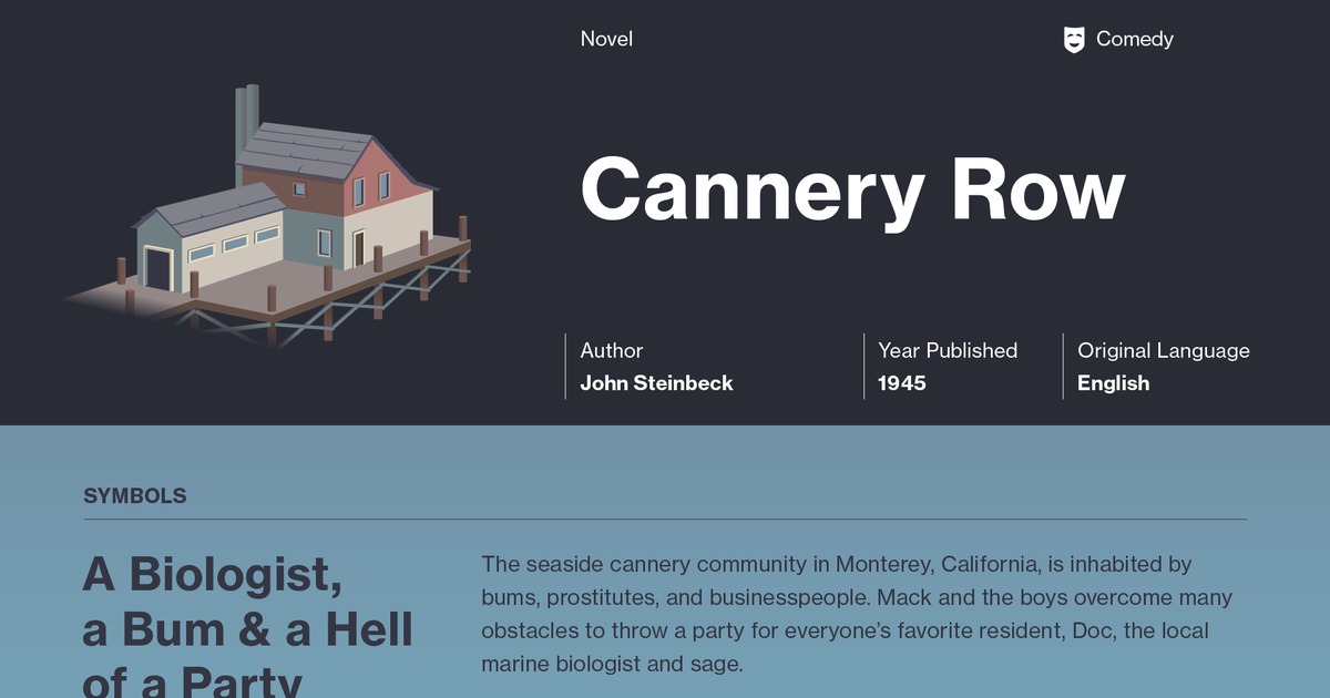 cannery row book summary
