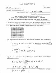 Test 2 solutions