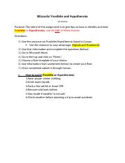 Frost Bite and Hypothermia assignment (1).docx