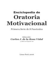 Carlos de la Rosa Vidal - Enciclopedia de Oratoria Motivacional.pdf