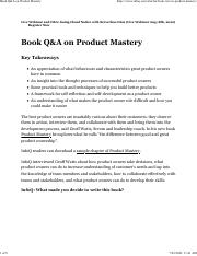 Book Q&A on Product Mastery.pdf