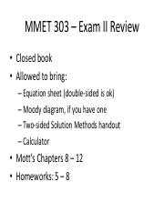 MMET 303 Exam II Review.pdf