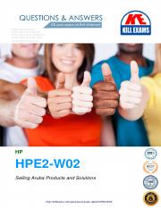 HPE2-W02 Latest Study Questions