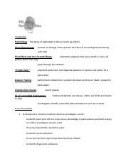 Module 8 Lesson 1 Guided Notes Honors Forensic Science