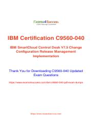IBM C9560-040 Exam Solutions - How to Prepare.pdf