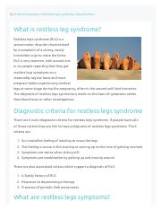Sleephub - What is restless legs syndrome?.pdf