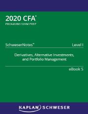CFA 2020 Level I - SchweserNotes Book 5.pdf