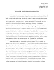 Contrast between afterlife of Buddhism and Jainism final paper (2).pdf