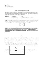 Pythagorean Spiral Project Description.doc