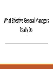 Shashank SP - What Effective General Managers Really Do.pptx