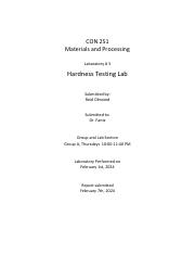 Lab - Hardness Testing Lab Report Template (1).pdf