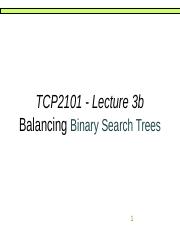 Lecture 3b Balancing Binary Search Trees.pptx
