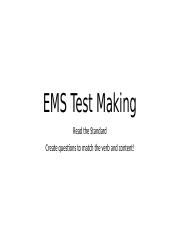EMS Test Making (1).pptx