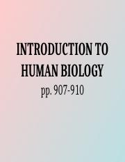 INTRODUCTION TO HUMAN BIOLOGY.ppt