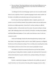 cultural background essay