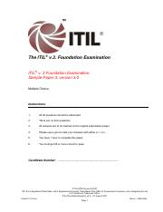 Sample exam ITIL v3 Foundation Paper 3.pdf