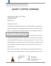 Task 2 Jaunty Coffee Company BOD Letter.docx