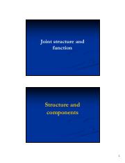 Joints Structure and Function- connective tissue composition slides.pdf