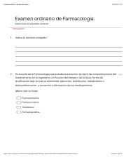 Examen ordinario de Farmacología..pdf