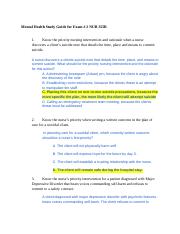 Mental Health  Exam # 2 study guide.docx