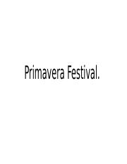 PRIMAVERA FESTIVAL .pptx