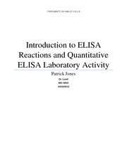 Immunology Lab ELISA