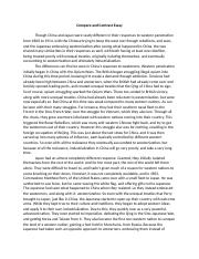 AP World History Compare and Contrast Essay.docx