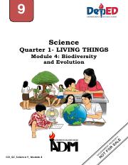 Science 9_Q1_Mod4_Biodiversity and Evolution_VerFinal.pdf