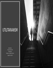Utilitarianism Philosophy Week 14 Assignment (2).pptx