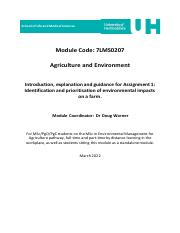7LMS0207 AE_Assignment 1 Redbournbury Farm Guidance_2022_Final1.pdf