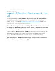 Impact of Brexit on Businesses in the UK.docx