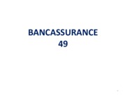 the concept of bancassurance and a the concept of bancassurance and a