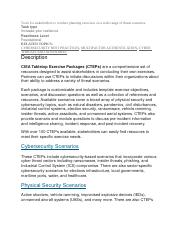 CISA Tabletop Exercise Packages.docx