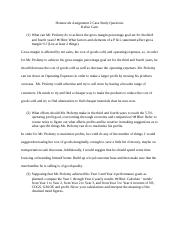 Homework Assignment 2 Case Study Questions
