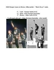 1968 200m medals Black Power salute(1).docx