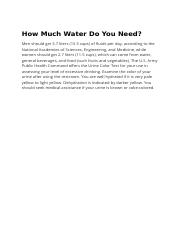 How Much Water Do You Need.docx