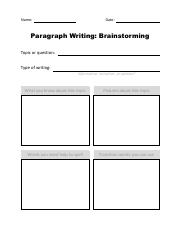 PRINTABLE Paragraph Template - brainstorming.pdf