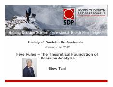SDP_Webinar_Five Rules – The Theoretical Foundation of Decision Analysis.pdf