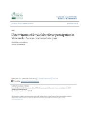 Determinants of female labor force participation in Venezuela_ A.pdf