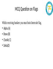 MCQ Question Navigation, Flags, Bridge Equipment.pptx