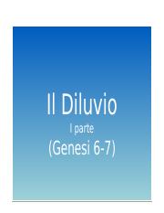 Diluvio (Genesi 6-7).ppt