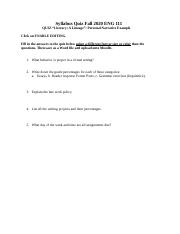 Syllabus Quiz Fall 2020 ENG 111.docx
