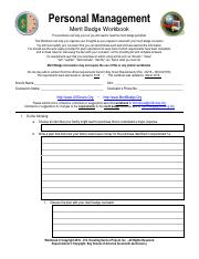 cooking merit badge workbook answers