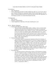 genetically modified food essay outline